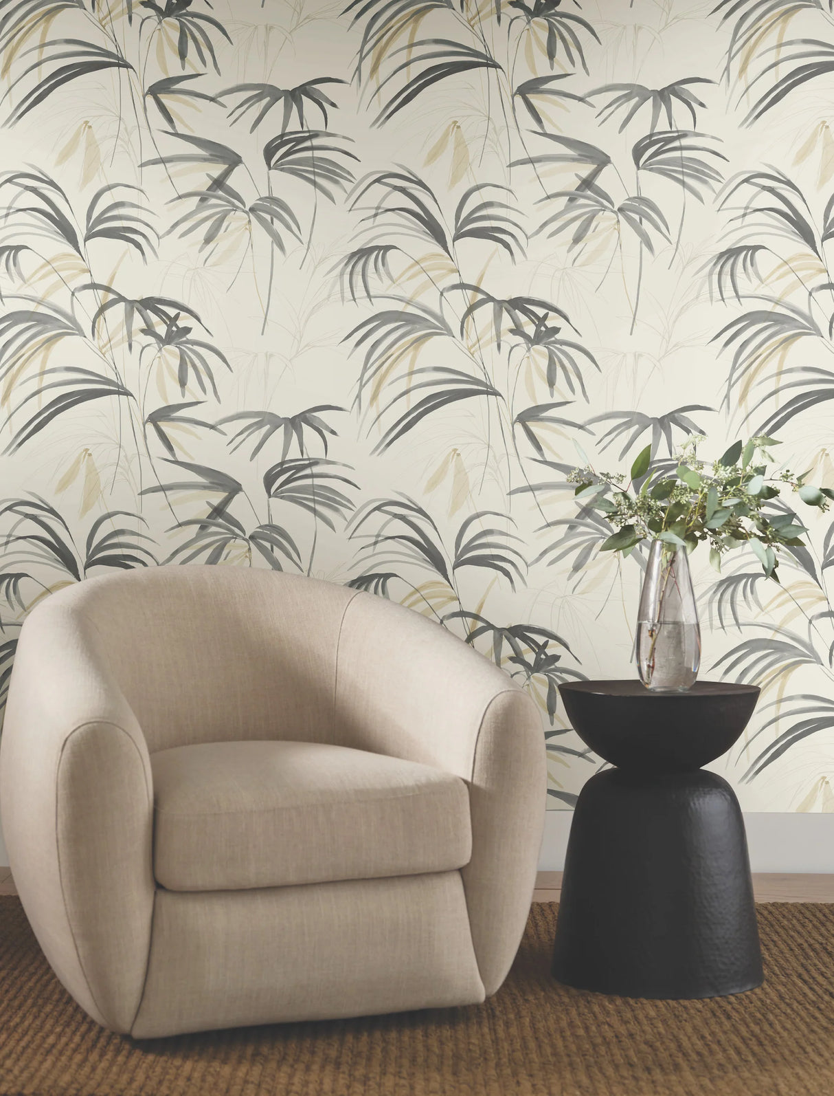 Inky Palms Wallpaper by Candice Olson Wallcoverings
