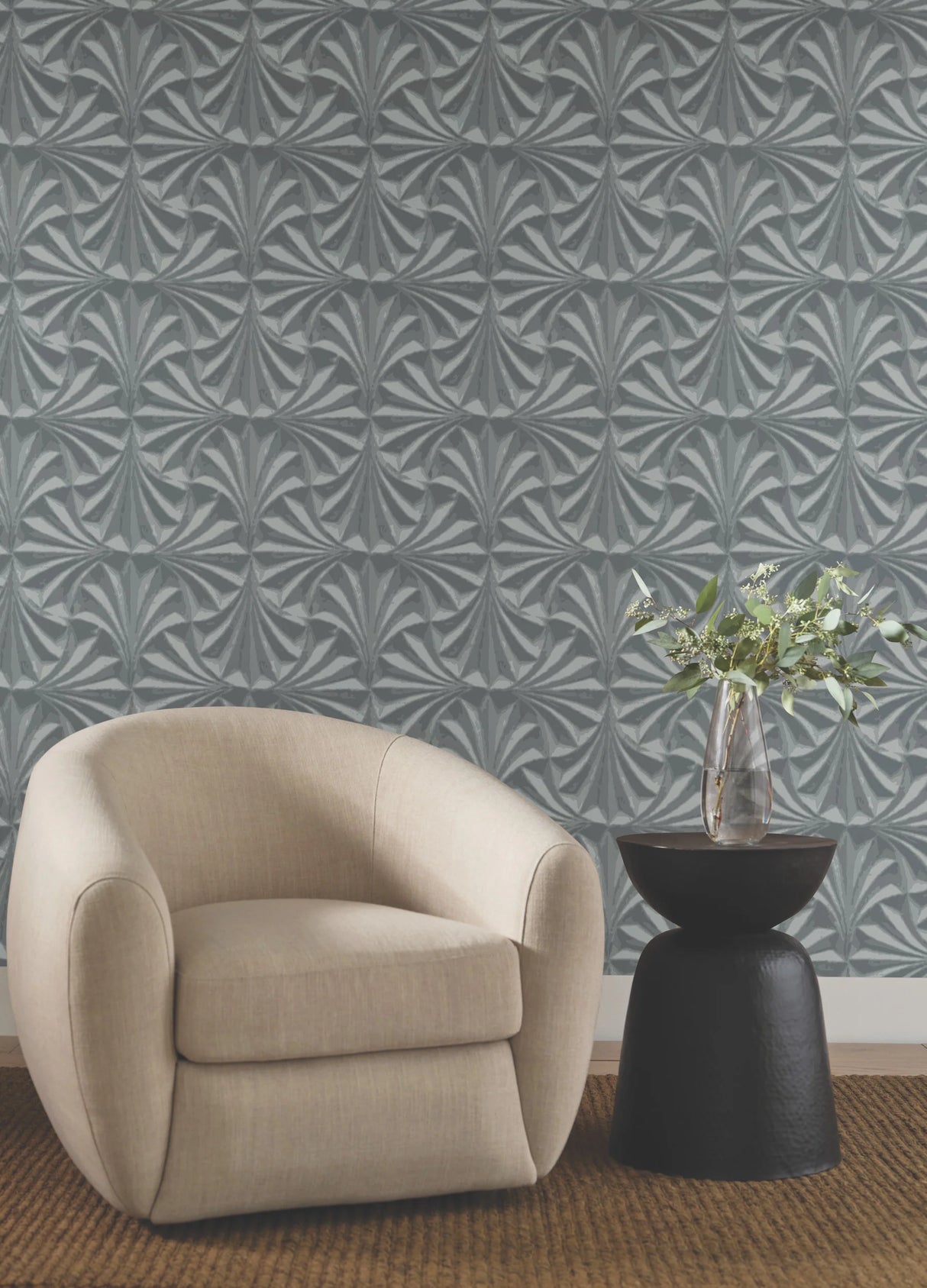 Sculpted Fans Wallpaper by Candice Olson Wallcoverings