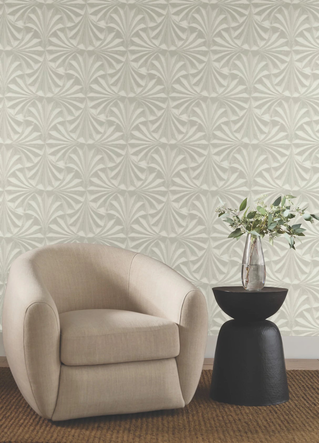 Sculpted Fans Wallpaper by Candice Olson Wallcoverings