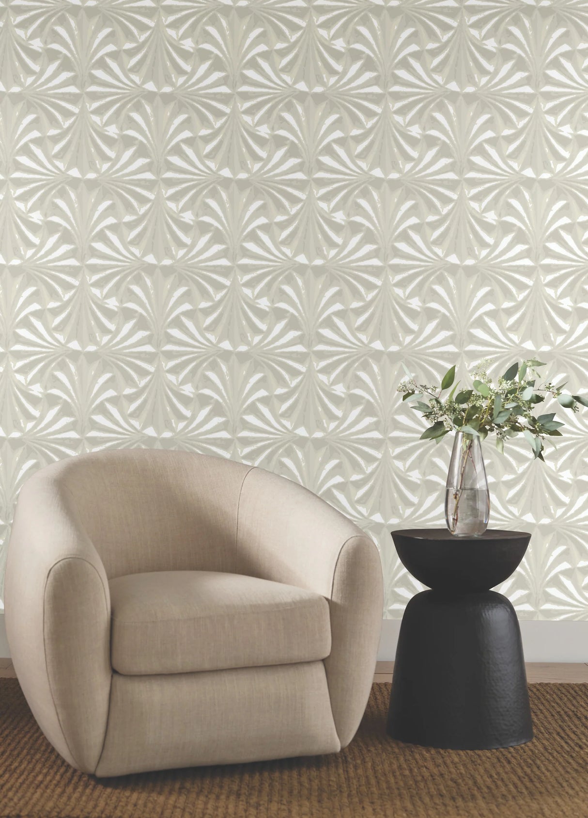 Sculpted Fans Wallpaper by Candice Olson Wallcoverings