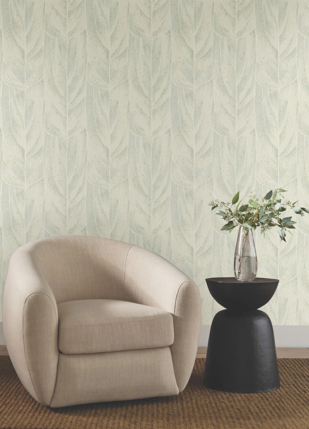 Dicot Spa Leaf Wallpaper by Candice Olson Wallcoverings
