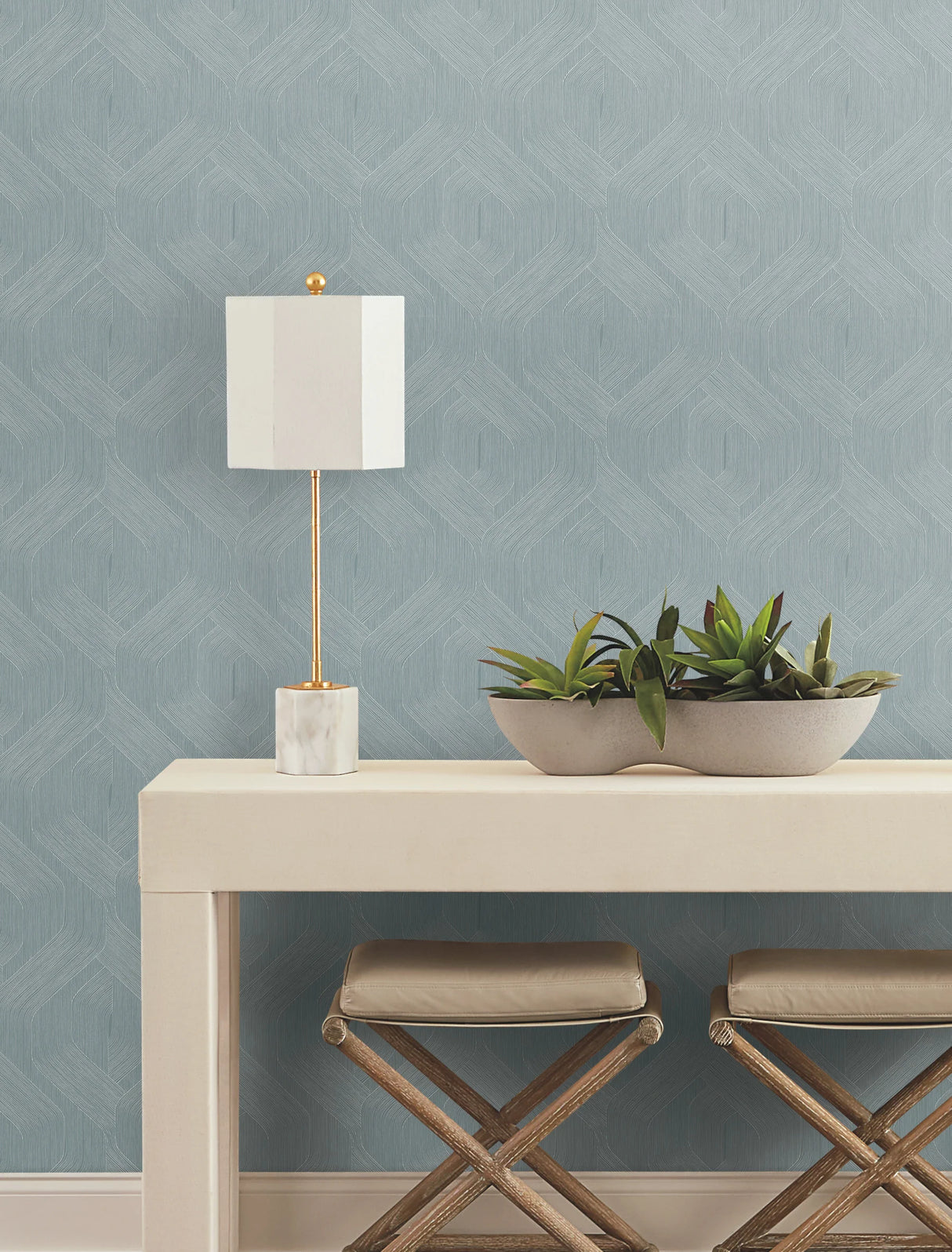 Fine Line Geometric Wallpaper by Candice Olson Wallcoverings