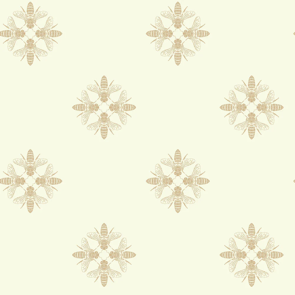 Honey Bee Wallpaper by Black & White Resource Library