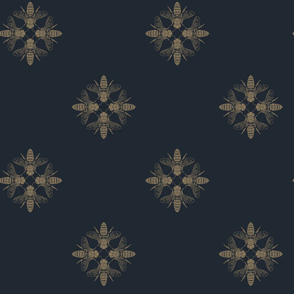 Honey Bee Wallpaper by Black & White Resource Library