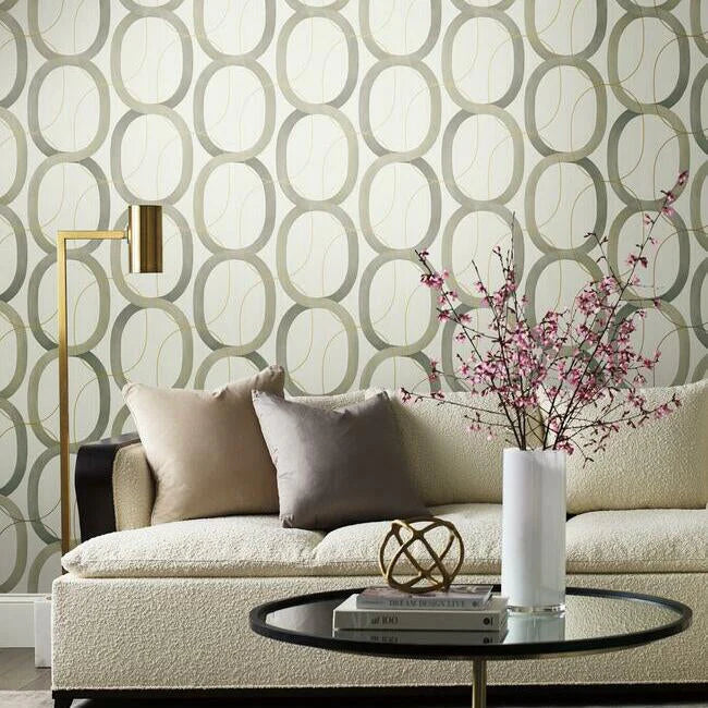 Interlock Wallpaper by Candice Olson Wallcoverings