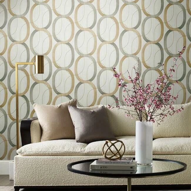 Interlock Wallpaper by Candice Olson Wallcoverings
