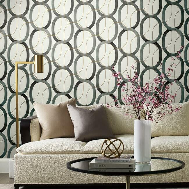 Interlock Wallpaper by Candice Olson Wallcoverings