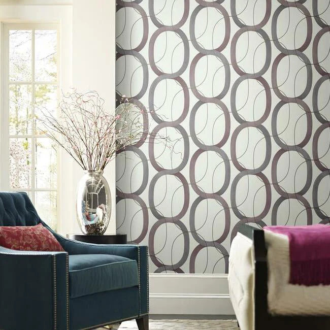 Interlock Wallpaper by Candice Olson Wallcoverings