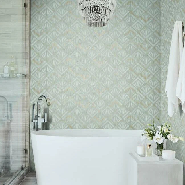 Modern Shell Wallpaper by Candice Olson Wallcoverings