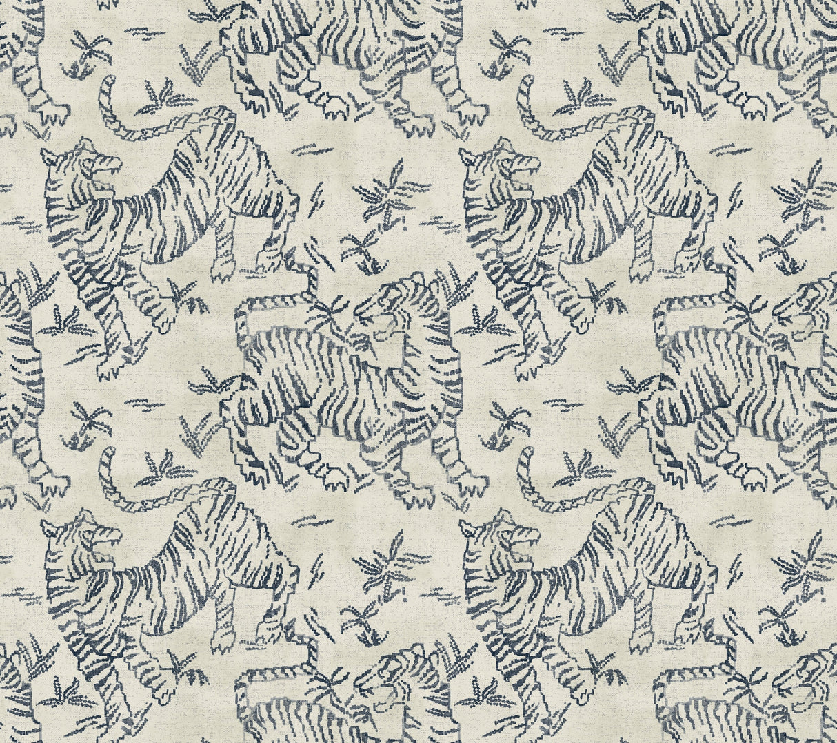 Orly Tigers Wallpaper by Lemieux Et Cie Wallpaper