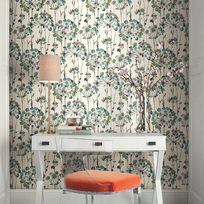 Flourish Premium Peel + Stick Wallpaper by Candice Olson Wallcoverings