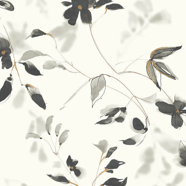 Linden Flower Premium Peel + Stick Wallpaper by Candice Olson Wallcoverings
