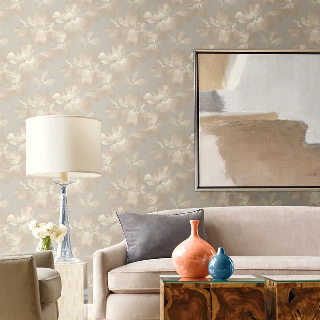 Midnight Blooms Premium Peel + Stick Wallpaper by Candice Olson Wallcoverings