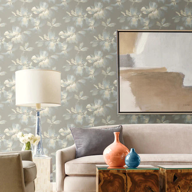 Midnight Blooms Premium Peel + Stick Wallpaper by Candice Olson Wallcoverings