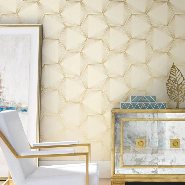 Honeycomb Premium Peel + Stick Wallpaper by Candice Olson Wallcoverings