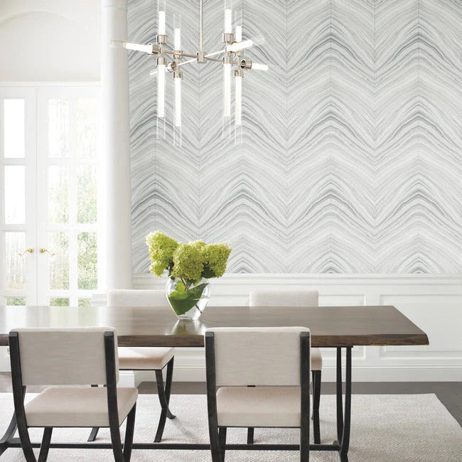 Onyx Strata Premium Peel + Stick Wallpaper by Candice Olson Wallcoverings