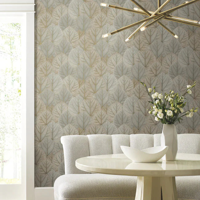 Leaf Concerto Premium Peel + Stick Wallpaper by Candice Olson Wallcoverings