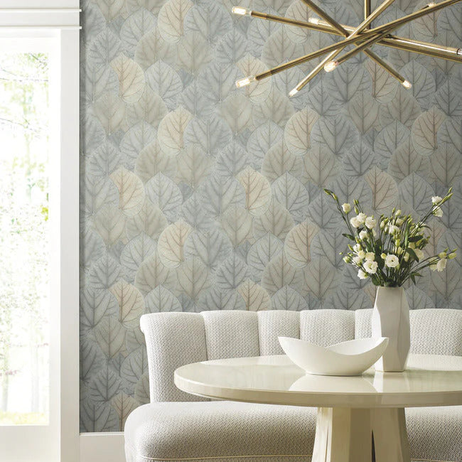 Leaf Concerto Premium Peel + Stick Wallpaper by Candice Olson Wallcoverings