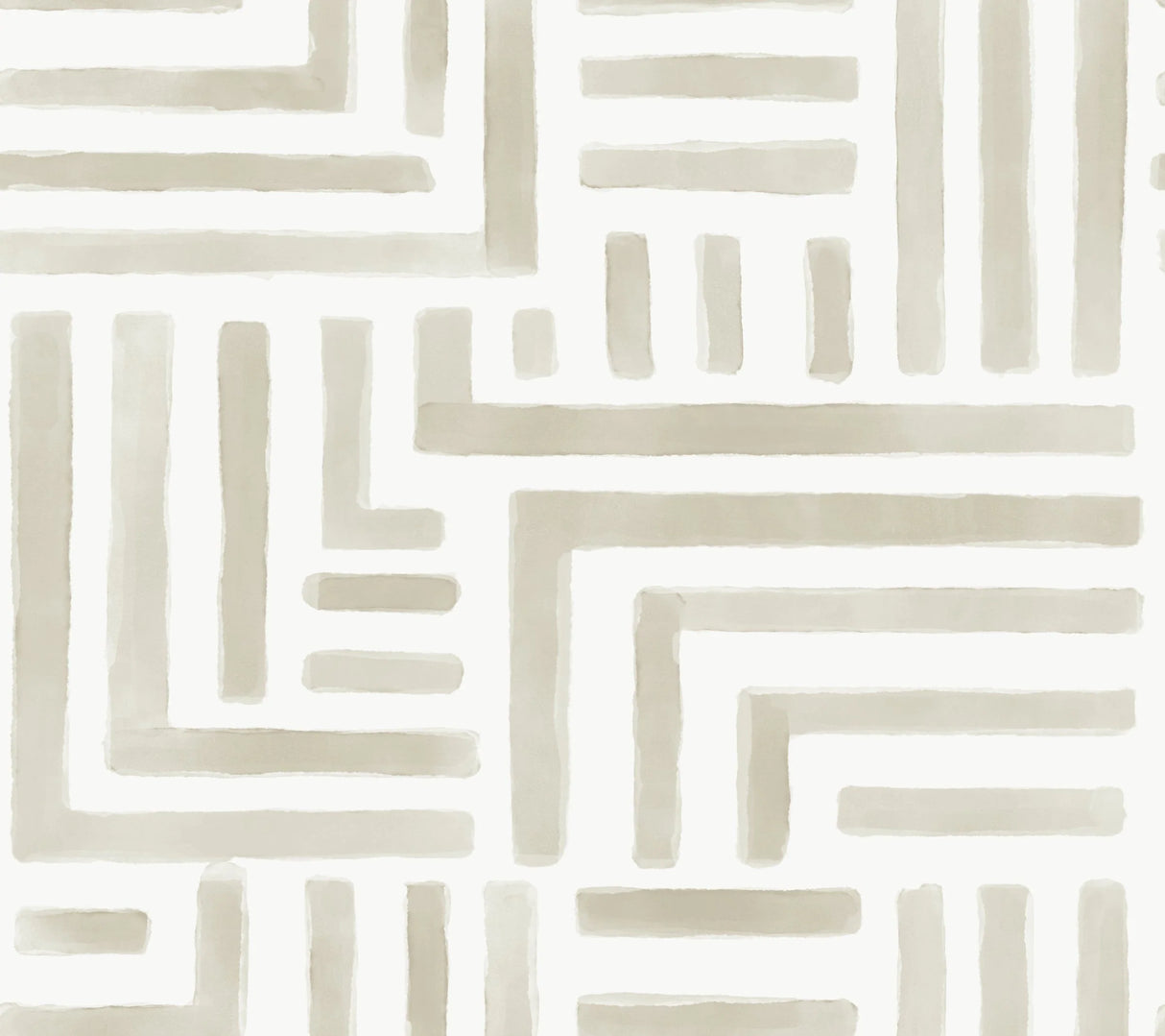 Painterly Labyrinth Wallpaper by Lemieux Et Cie Wallpaper