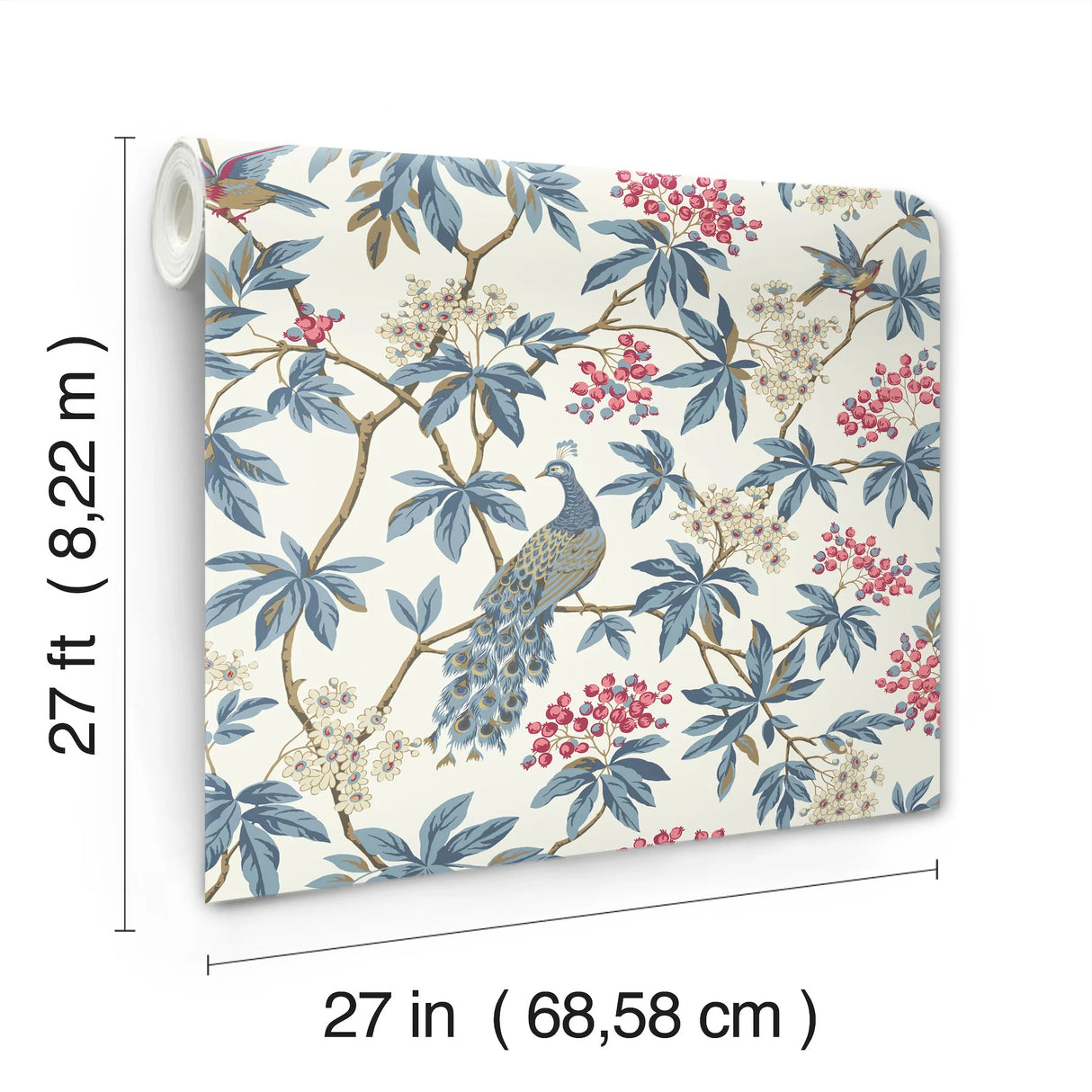 Peacock Estate Wallpaper by Ronald Redding Wallpaper