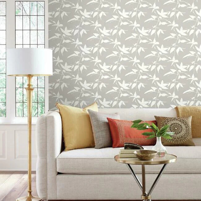 Persimmon Leaf Wallpaper by Ronald Redding Wallpaper