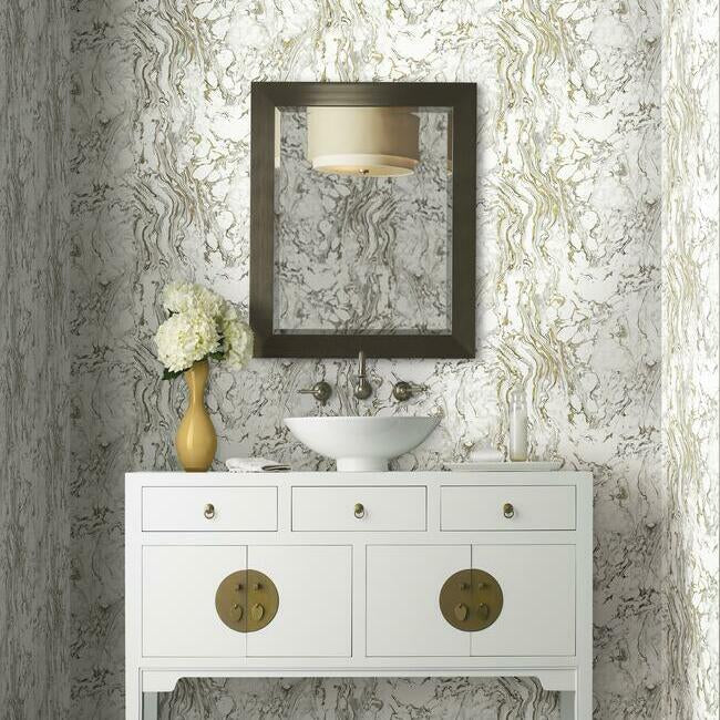 Polished Marble Wallpaper by Ronald Redding Wallpaper