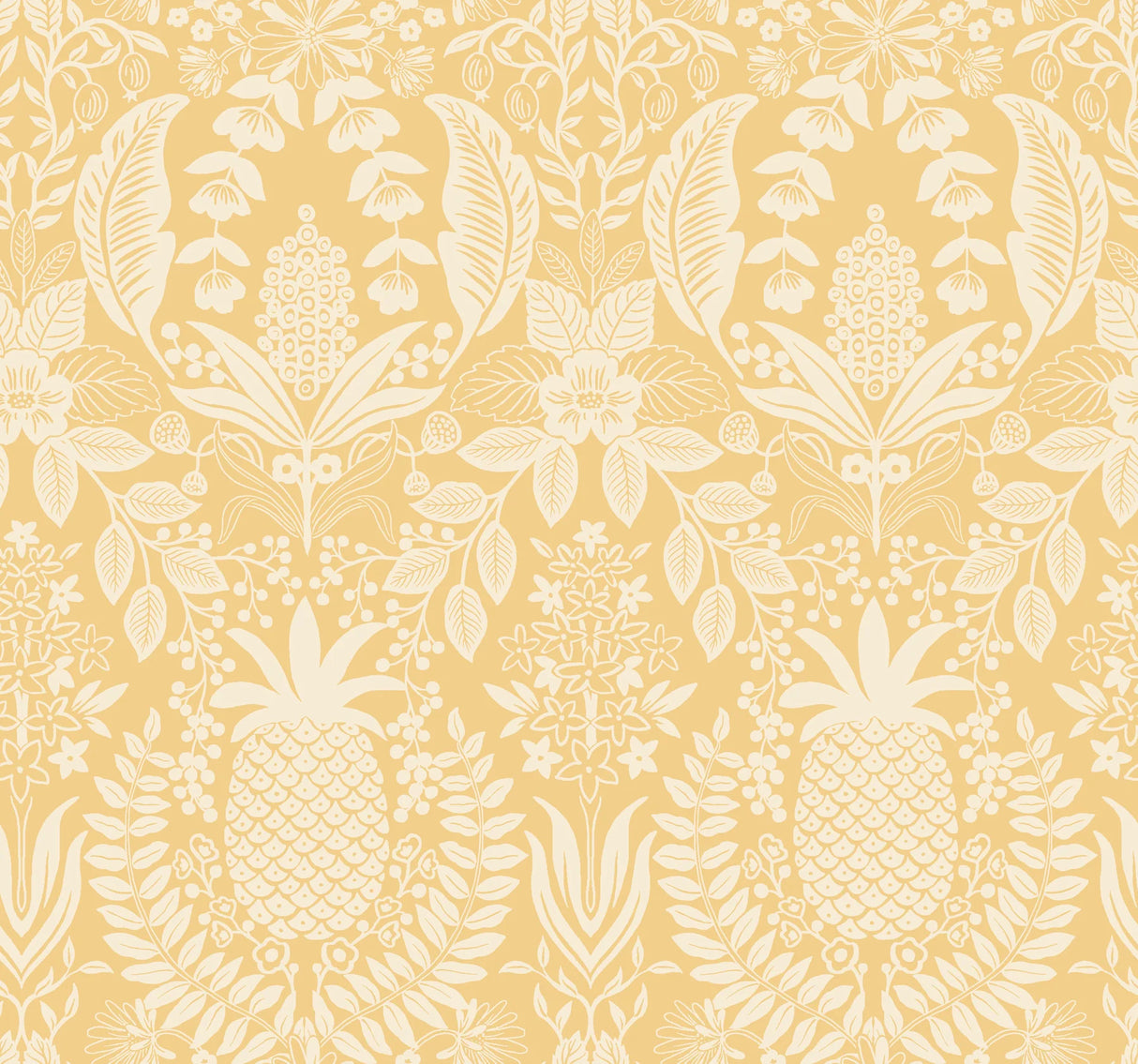 Pineapple Damask Wallpaper by Rifle Paper Co. Third Edition