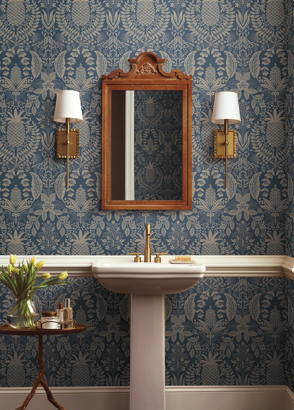 Pineapple Damask Wallpaper by Rifle Paper Co. Third Edition