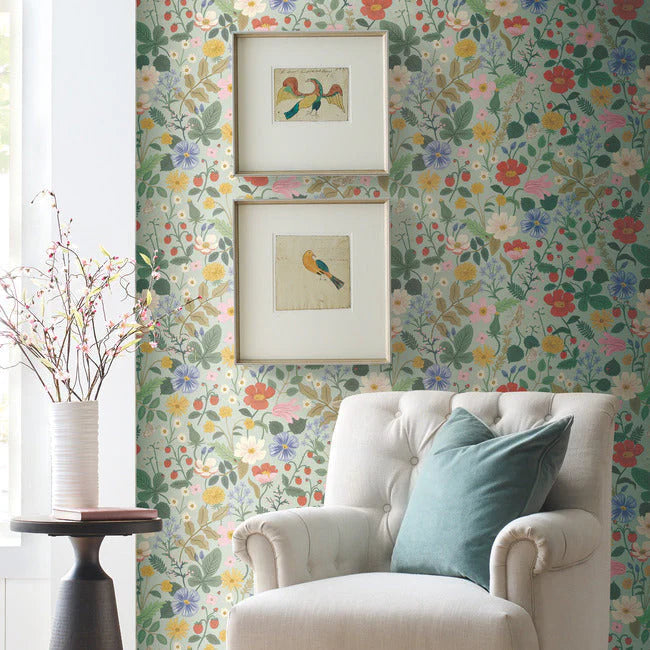 Strawberry Fields Wallpaper by Rifle Paper Co. Second Edition