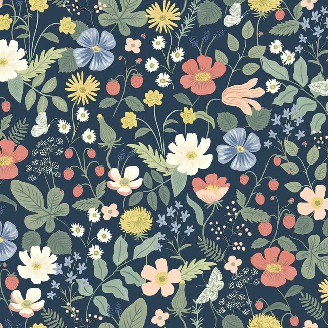 Strawberry Fields Wallpaper by Rifle Paper Co. Second Edition
