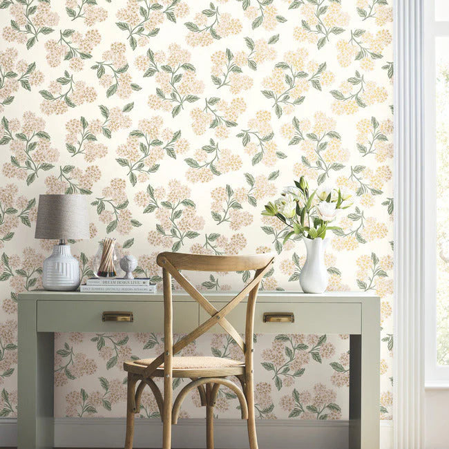 Hydrangea Wallpaper by Rifle Paper Co. Second Edition