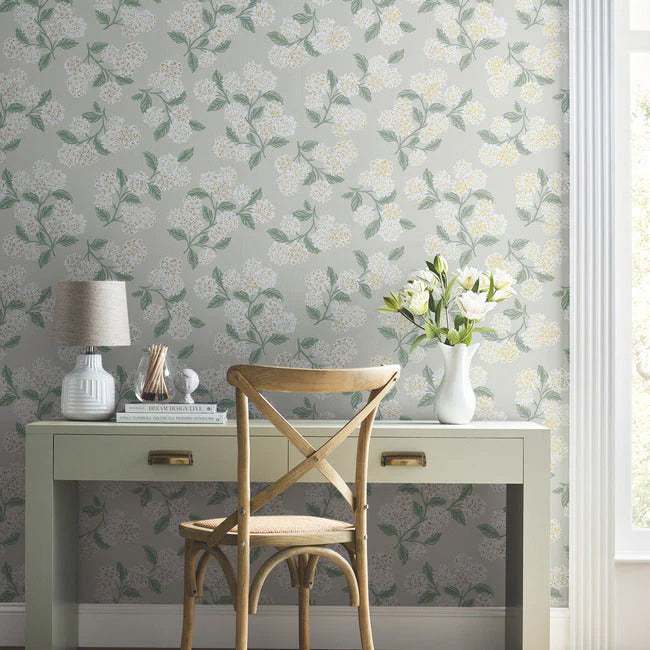 Hydrangea Wallpaper by Rifle Paper Co. Second Edition