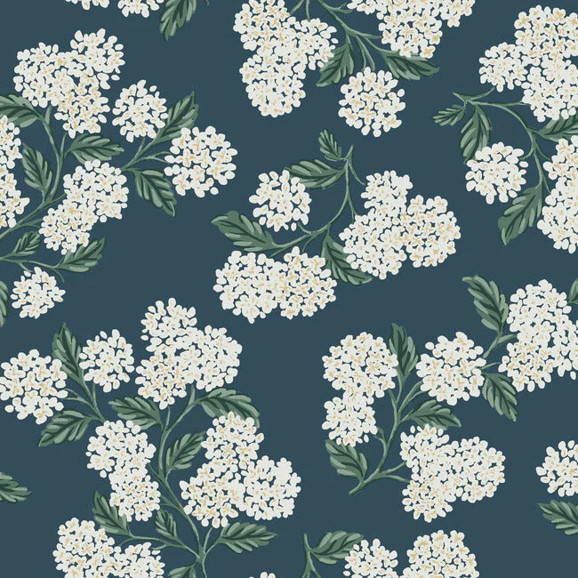 Hydrangea Wallpaper by Rifle Paper Co. Second Edition