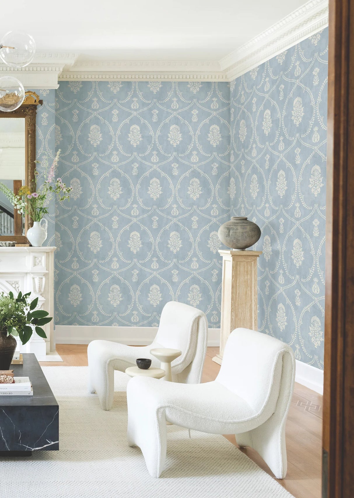 Royal Damask Wallpaper by Ronald Redding Wallpaper