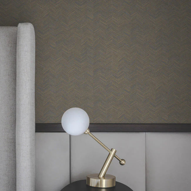 Raised Chevron Wallpaper by Signature Textures Resource Library Second Edition