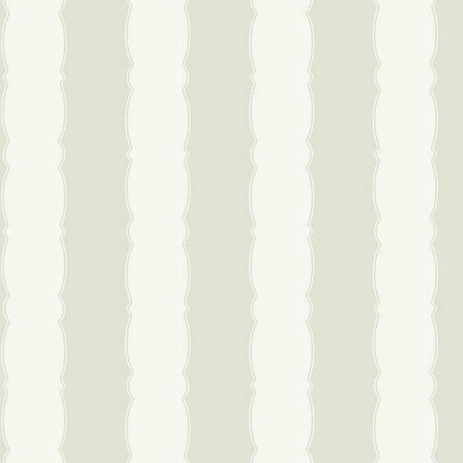 Scalloped Stripe Wallpaper by Grandmillennial Wallpaper