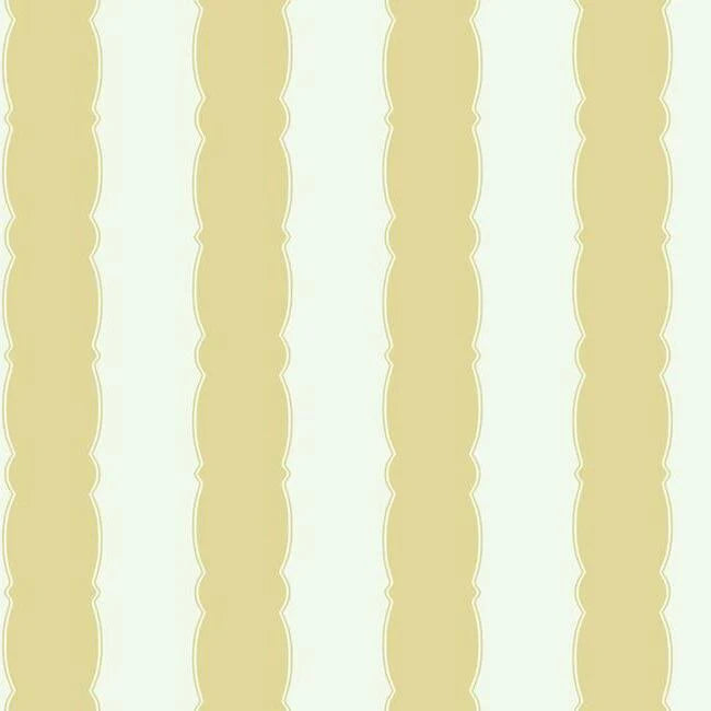 Scalloped Stripe Wallpaper by Grandmillennial Wallpaper