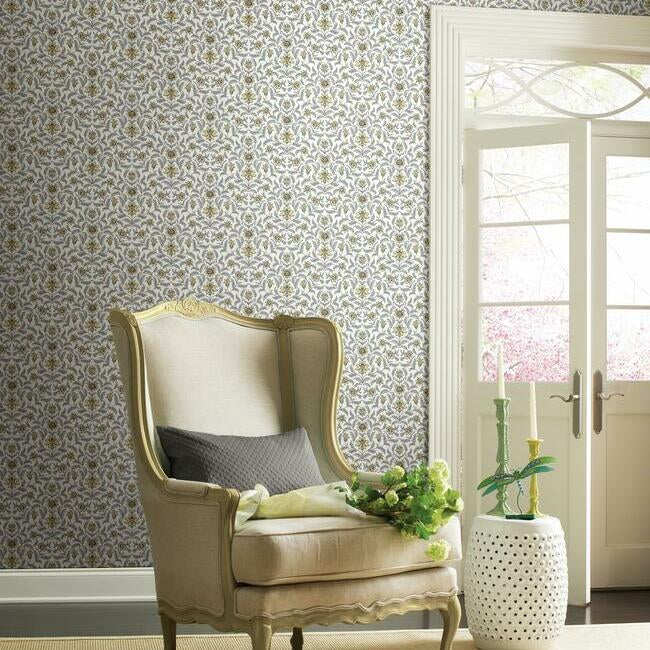 Vintage Blooms Wallpaper by Grandmillennial Wallpaper