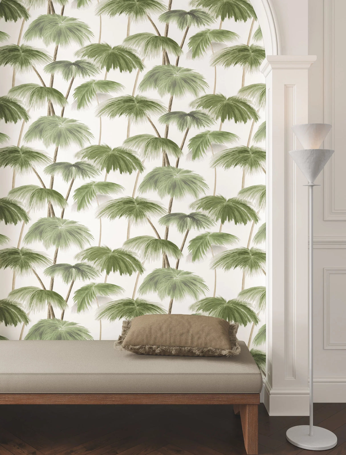 Plein Air Palms Wallpaper by Lemieux Et Cie Wallpaper