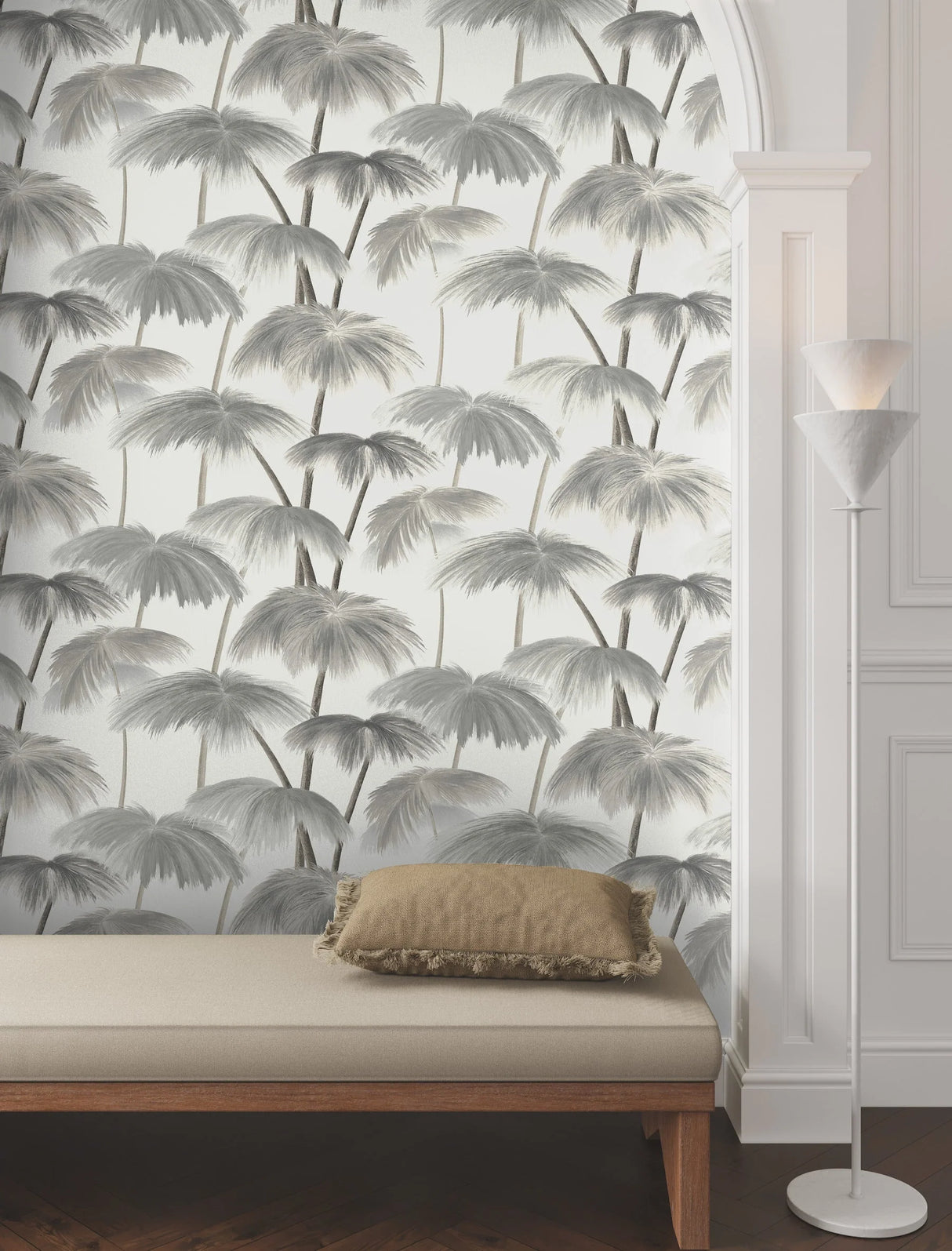Plein Air Palms Wallpaper by Lemieux Et Cie Wallpaper
