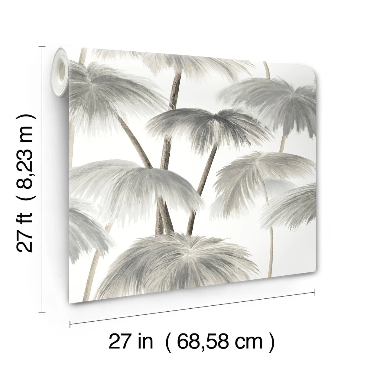 Plein Air Palms Wallpaper by Lemieux Et Cie Wallpaper