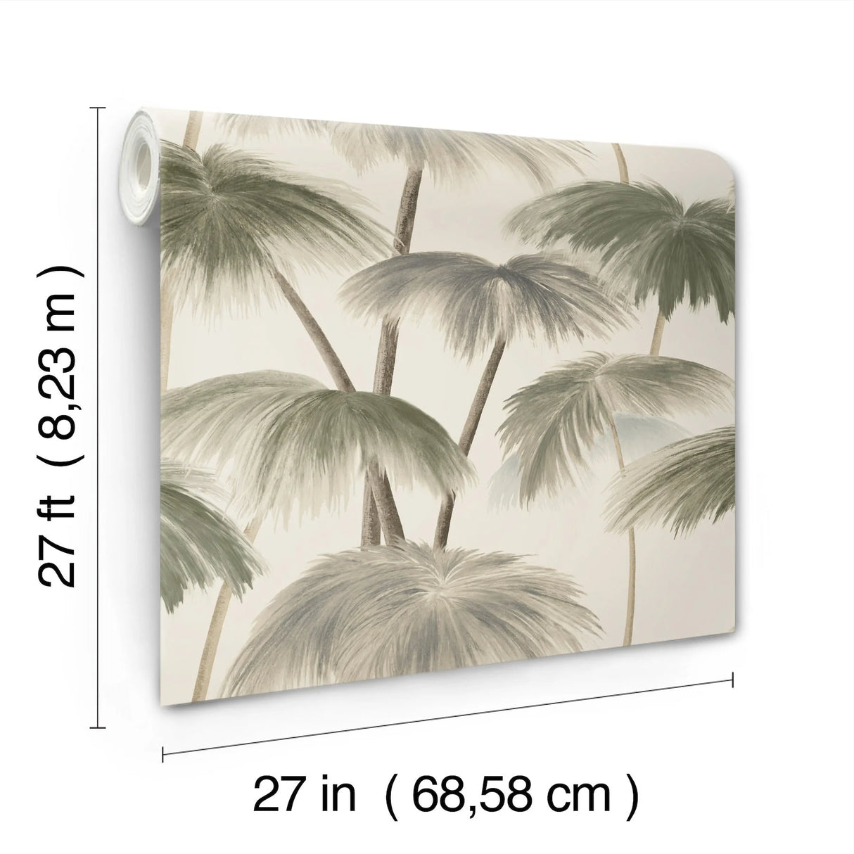 Plein Air Palms Wallpaper by Lemieux Et Cie Wallpaper