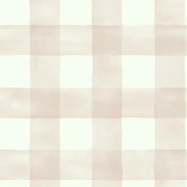 Watercolor Check Wallpaper by Magnolia Home Vol. 1