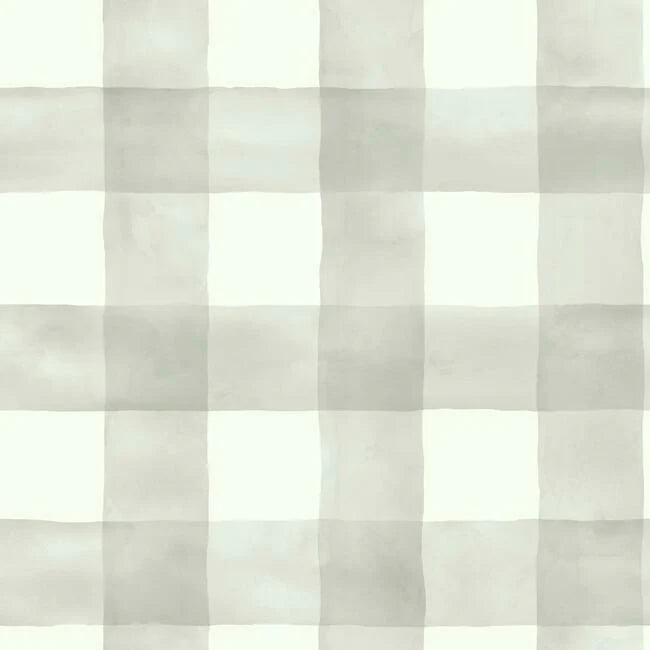 Watercolor Check Wallpaper by Magnolia Home Vol. 1
