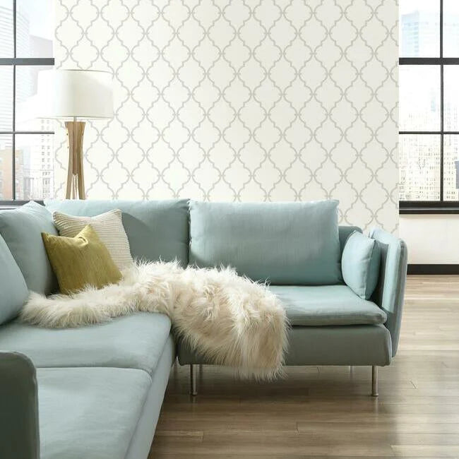 Modern Trellis Sure Strip Wallpaper by Open Sheet