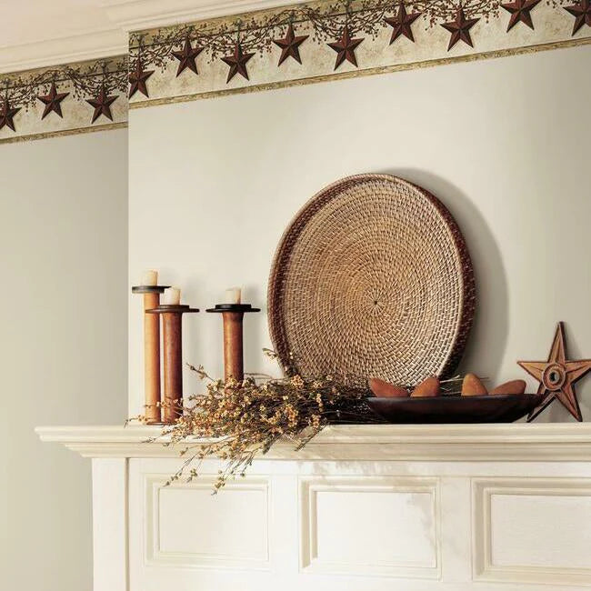 Hanging Star Wallpaper Border by Open Sheet