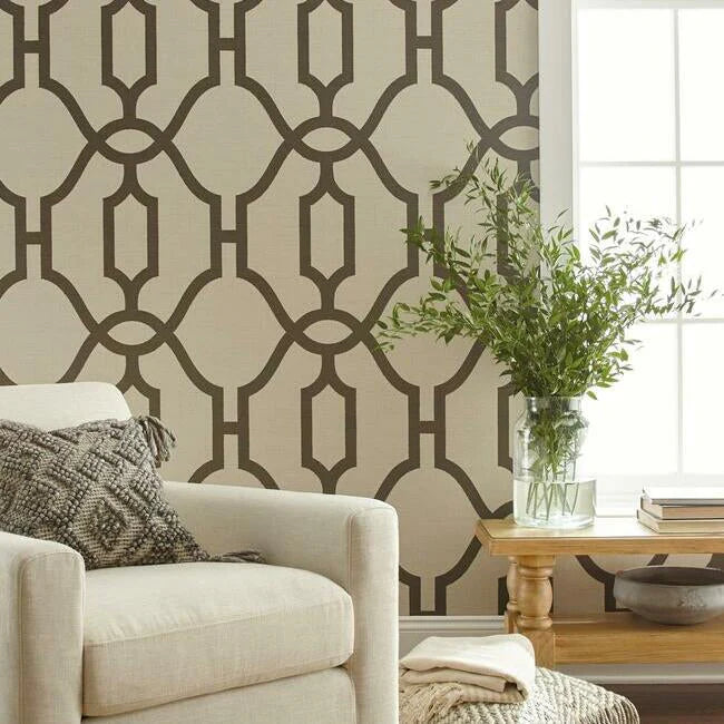 Woven Trellis Wallpaper by Magnolia Home Vol. 2