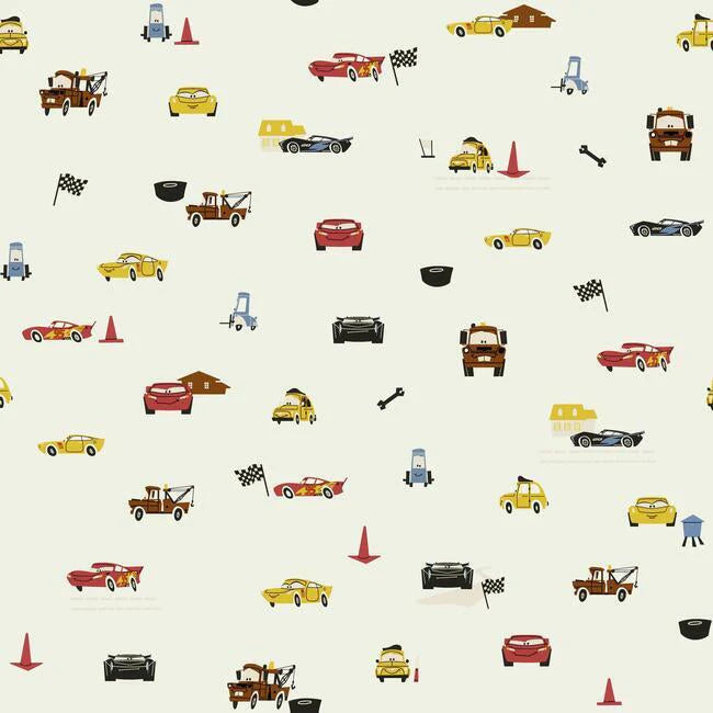 Disney and Pixar Cars Racing Spot Wallpaper by Disney Kids Vol. 4