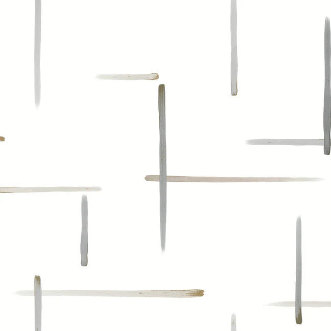 Gilded Sumi-E Wallpaper by Artistic Abstracts