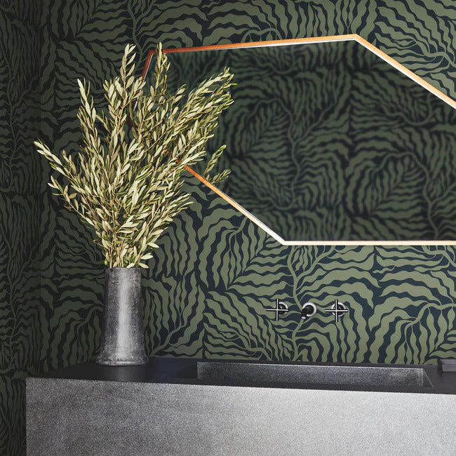 Fern Fronds Wallpaper by Artistic Abstracts